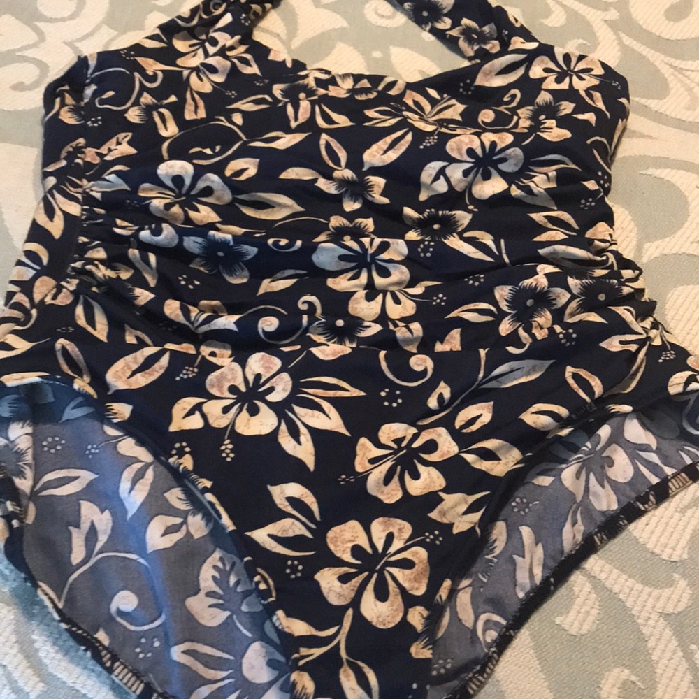 Woman’s one piece bathing suit